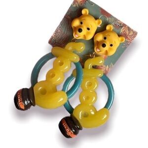 Pooh Bear Statement Earrings​